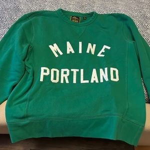 Todd Snyder for L.L. Bean limited edition sweatshirt. Size L. Green